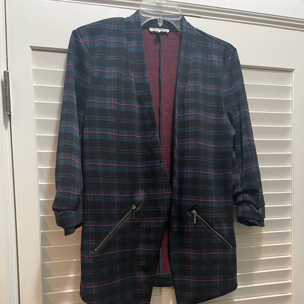 Maurices Plaid Blazer
